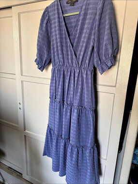 LARK + GREY Women  Maxi Dress in Purple Size Small